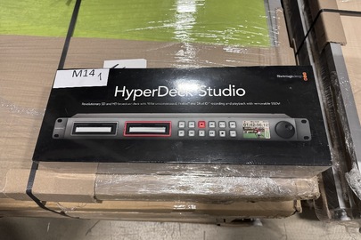 Накопичувач Blackmagic HyperDeck Studio 2 у к-сті 1 шт. зберігається в заводській коробці, не відкритий, новий, без ознак використання