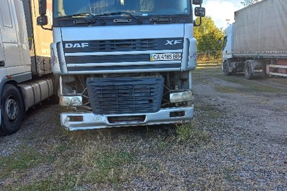 Транспортний засіб DAF, FT 95 XF 430, категорія: вантажний, тип: сідловий тягач – Е, 2005 р.в., № кузова XLRTE47XS0E672709. ДНЗ: СА4185ВВ