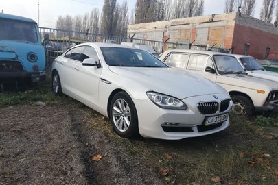 Автомобіль BMW 640 І, 2013 р.в., номер шасі (кузова, рами) WBA6B81070DZ71830, ДНЗ: СА3330ВК, білого кольору