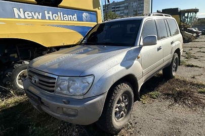 Колісний транспортний засіб марки Toyota Land Cruiser 100 (легковий універсал - В), рік виробництва 2005, номер кузова № JTEHT05J302084648, сірого кольору, ДНЗ ВМ4753ЕС