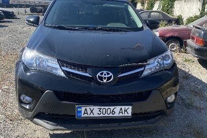 Легковий автомобіль TOYOTA RAV4, днз АХ3006АК, колір - ЧОРНИЙ, рік виробництва - 2015, VIN/Номер шасі (кузова, рами):2T3RFREV1FW338641