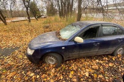 Легковий автомобіль марки Hyundai модель Sonata, 2008 року випуску, VIN KMHET41AP9A562299, державний номерний знак АХ3767СТ, синього кольору