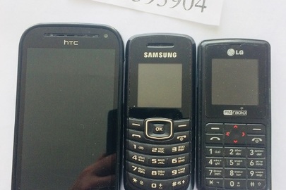 Мобільний телефон Samsung-1 шт., НТС-1шт., LG -1шт.