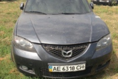 Автомобіль марки Mazda, модель-3,  VIN-JM7BK326681392211, 2008 р.в., державний номер АЕ6318СН