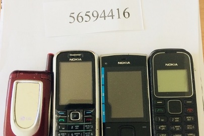 Мобільний телефон  LG -1 шт, мобільний телефон Nokia - 3шт.