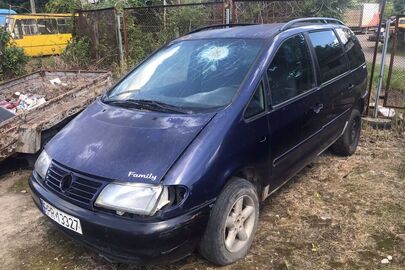 Транспортний засіб VOLKSWAGEN SHARAN, 1998 року випуску, номер шасі (кузова, рами) WVWZZZ7MZXV028345, реєстраційний номер RPR13327, синього кольору