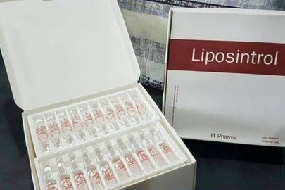 Водний антицелюлітний розчин «Liposintrol» в упаковці виробника, що містить 100 ампул по 2 мл кожна, торгівельної марки «IT Pharm» - 6 упаковок
