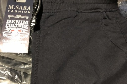Штани чорного кольору, торгівельної марки "M-SARA", арт. КА6807-13 - 192 шт.