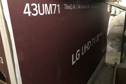 Телевізор марки «LG», моделі «43UM7100PLB», країна виробництва - не визначена, 108 см, 43 дюйма