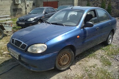 Легковий автомобіль DAEWOO-FSO LANOS TF69Y, державний номер АР9106ВН, синього кольору, 2008 року випуску, кузов №Y6DTF69YP80173781