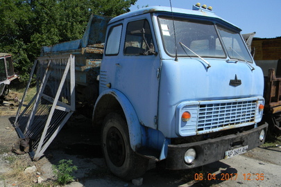 Вантажний самоскид МАЗ 5549, 1988 року випуску, синього кольору, державний номер АР2601АН, № шасі (кузов, рама) ХТМ55490000129967