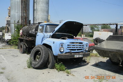Автогудронатор ЗИЛ 130, 1985 року випуску, синього кольору, державний номер АР7203ВВ, № шасі (кузов, рама) 2327228, кузов №850650