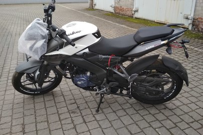 Мотоцикл Bajaj Pulsar 200 NS, без д.н., 2017 року випуску, білого кольору, VIN №MD2A36FY7HCM23027