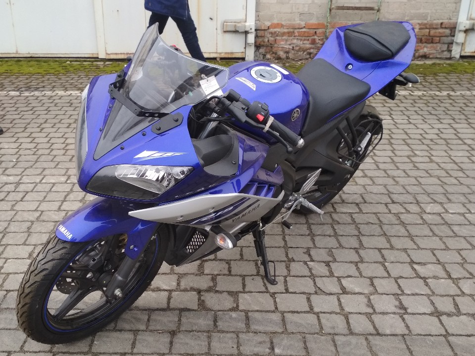 Мотоцикл YAMAHA YZF-R-15 (RC), без д.н., 2017 року випуску, синього кольору, VIN №ME1RG0612Н0074533