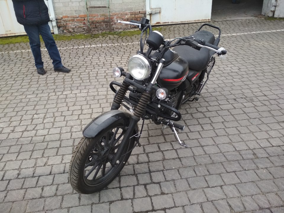 Мотоцикл Bajaj Avenger 220, без д.н., 2017 року випуску, чорного кольору, VIN №MD2A22EY7GCG05146