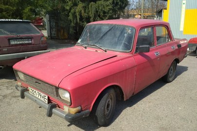 Легковий автомобіль АЗЛК 2140, державний номер 22179НЕ, 1980 року випуску, червоного кольору, кузов (шасі) №655333 (813320)