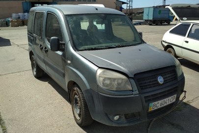 Легковий автомобіль FIAT DOBLO, державний номер ВС6041СР, 2006 року випуску, сірого кольору, кузов №ZFA22300005381900