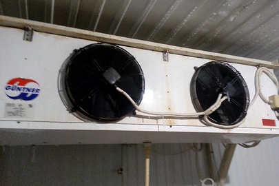 Холодильне обладнання для морозильної камери (повітряохолоджувач HANS GUNTNER GMBН) у кількості 1 одиниця