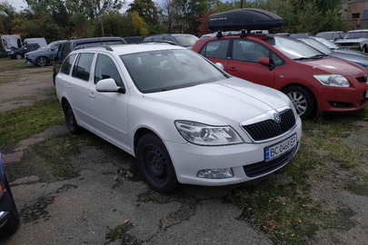 Транспортний засіб марки SKODA OCTAVIA, 2012 року випуску, ДНЗ ВС0468ЕР, № кузова: TMBHM61Z4D8012201, білого кольору, 1197 см.куб, бензин