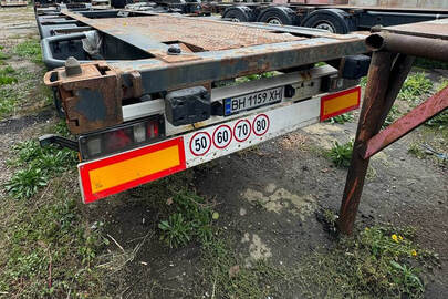 Транспортний засіб напівпричіп-спеціалізований/SEMI-TRAILER-SP H/ПР-КОНТЕЙНЕРОВОЗ – Е, марка/модель - KRONE SDС 27, номер шасі (кузова, рами)/ідент. №WKESD000000630133, рік випуску – 2014, реєстраційний номер / державний номерний знак - ВН1159ХН