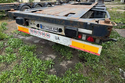 Транспортний засіб напівпричіп-спеціалізований/SEMI-TRAILER-SP H/ПР-КОНТЕЙНЕРОВОЗ – Е, марка/модель - KRONE SDС 27, номер шасі (кузова, рами)/ідент. №WKESD000000630134, рік випуску – 2014, реєстраційний номер / державний номерний знак - ВН1168ХН