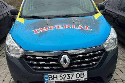 Транспортний засіб вантажний – cпеціалізований/ FREIGHT-SPECIAL Фургон малотонажний – В, марка/модель - Renault Dokker, номер шасі (кузова, рами)/ідент. №VF18SRPL460628416, рік випуску – 2018, реєстраційний номер / державний номерний знак - ВН5237ОВ