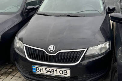 Транспортний засіб легковий – загальний/ CAR – GENERAL седан-В, марка/модель - Skoda Rapid, номер шасі (кузова, рами)/ідент. №TMBAC2NH1JB150775, рік випуску – 2018, реєстраційний номер / державний номерний знак - ВН5481ОВ