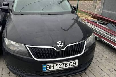 Транспортний засіб легковий – загальний/ CAR – GENERAL седан-В, марка/модель - Skoda Rapid, номер шасі (кузова, рами)/ідент. №TMBAC2NH7JB150800, рік випуску – 2018, реєстраційний номер / державний номерний знак - ВН5238ОВ