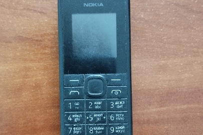 Мобільний телефон марки Nokia чорного кольору, бувший у користуванні, робочий стан не перевірявся