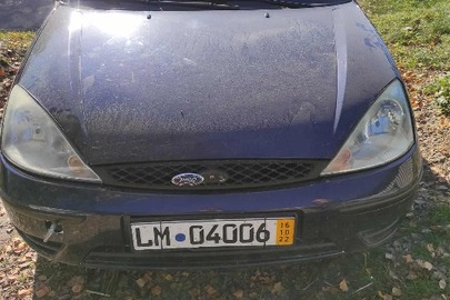 FORD FOCUS номерний знак LM04006, VIN WF0NXXWPDN4T66830, 2004 року випуску, колір синій