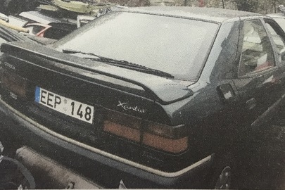 Транспортний засіб марки Citroen Xantia, 1995 року випуску, р.н. ЕЕР148, №куз. VF7X18A00208A7209