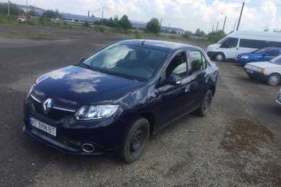 Транспортний засіб марки Renault Logan, 2016 року випуску, тип - легковий седан-В, №шасі-VF14SRCL455909886, синього кольору, об-єм двигуна - 1461, реєстраційний номер АТ3998ВТ  