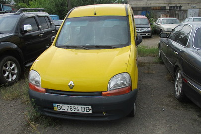 Транспортний засіб марки Renault Kangoo, 2002 року випуску, днз ВС7896ВВ, жовтого кольору, №куз. VF1FC0NAF25165311