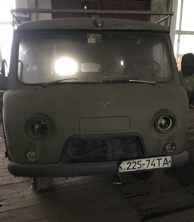 Транспортний засіб марки УАЗ 3962, 1990 року випуску, днз 22574ТА, №куз. ХТТ396210L0054517, зеленого кольору