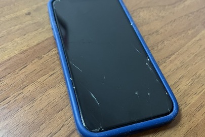 Конфісковане майно за рішенням суду - мобільний телефон марки "Iphone 11" у корпусі червоного кольору, із чохлом синього кольору, в якому знаходиться сімкарта мобільного оператора "Київстар" із номером 0974647669, б/в