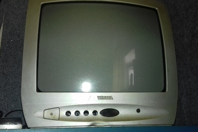 Телевізор "VESTEL" з пультом, сірого кольору, б/в
