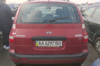 транспортний засіб HYUNDAI MATRIX, 2006 року випуску, VIN KMHPM81UP6U281187, реєстраційний номер АА6297ВО 