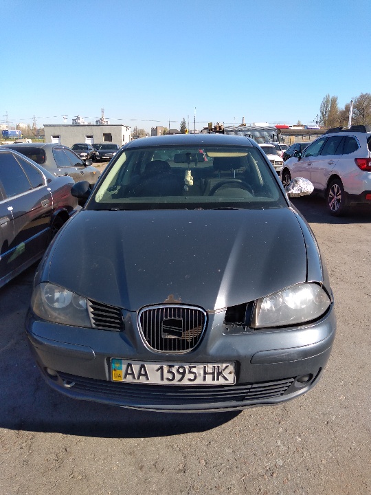 Транспортний засіб: автомобіль марки SEAT, модель CORDOBA 2.0, тип ТЗ - легковий седан, ДНЗ АА1595НК, номер шасі (кузова, рами. VIN) VSSZZZ6LZ8R172412, рік випуску 2008