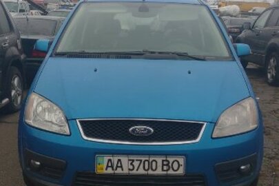 Транспортний засіб: автомобіль легковий, FORD FOCUS C-MAX, номер об`єкта (VIN): WF0MXXGCDM6U14879, ДНЗ: AA3700BO, рік випуску 2006, колір синій