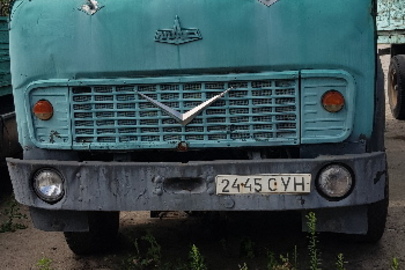 Колісний транспортний засіб МАЗ 5334 1115 (бортовий-С), колір зелений, реєстраційний номер  2445СУН, 1987 року випуску, шасі №97184