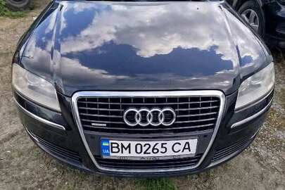 Легковий автомобіль AUDI, модель: А8, реєстраційний номер ВМ0265СА, VIN/номер шасі (кузова, рами) WAUZZZ4E18N008563, колір чорний, 2008 року випуску