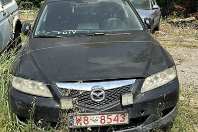 Колісний транспортний засіб MAZDA 6 (легковий універсал - В), 2004 року випуску, реєстраційний номер W8 8543, колір чорний, VIN JMZGY19R201193161