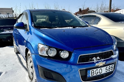 Колісний транспортний засіб Chevrolet Aveo (легковий седан-В), 2012 року випуску, реєстраційний номер BGO586, колір синій, VIN №KL1TA69EJCB170106