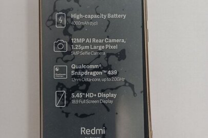 Конфісковане майно за постановою суду: мобільний телефон "REDMI 7А", б/в, ІМЕІ не відомий, червоного кольору, б/в