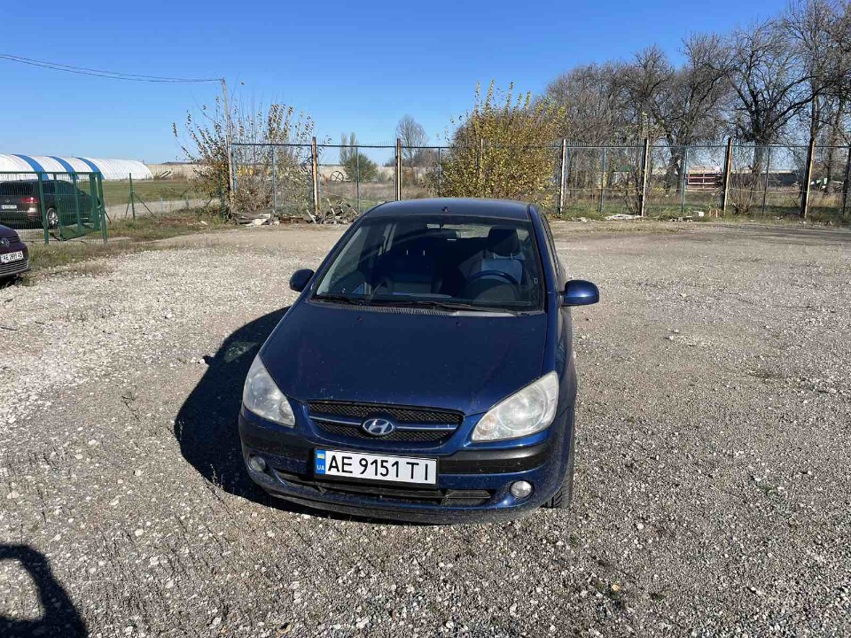 Автомобіль марки HYUNDAI, модель GETZ, 2006р.в., VIN: KMHBT51DP6U500616, реєстраційний номер АЕ9151TІ