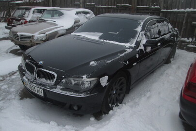 Легковий автомобіль BMW 730i 230НР (Е65), 2006 р.в., ДНЗ: АН0003АН, чорного кольору, VIN: WBAHN21070DS87552