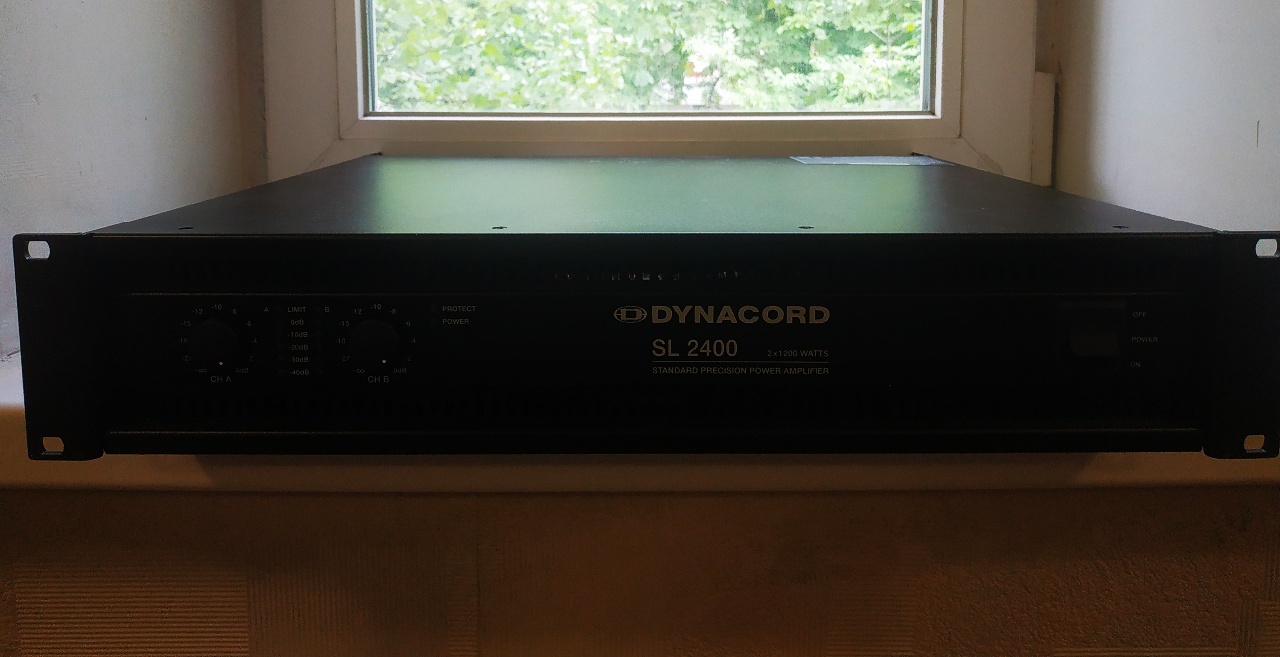 Підсилювач потужності «Dynacord SL 2400» у кількості 1 одиниця, б/в