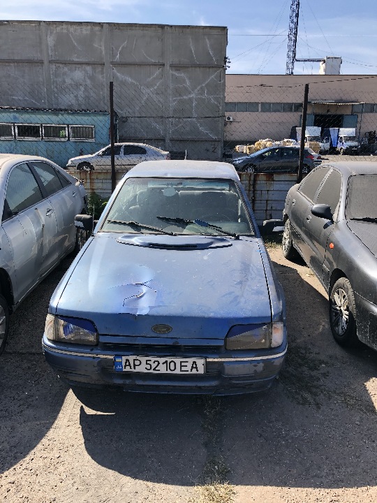 Легковий автомобіль FORD ESCORT, ДНЗ АР5210ЕА, 1987 р.в., кузов WF0AXXGCAAHD09545