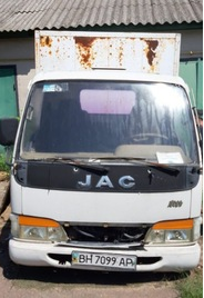 Вантажний фургон марки: JAK, модель ТЗ: HFC102OK, рік виробництва ТЗ: 2006, номерний знак: BH7099AP, колір ТЗ: білий, № кузова: LJ11KAABX66005681