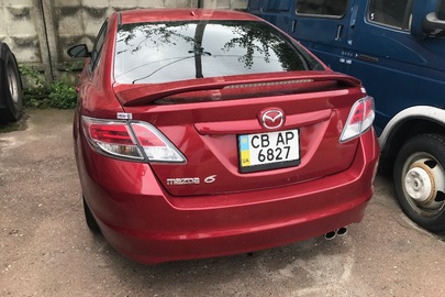 Автомобіль Mazda 6, р.в. 2009, д.н.з. СВ6827АР, червоного кольору, номер кузову: 1YVHP82A595M35741